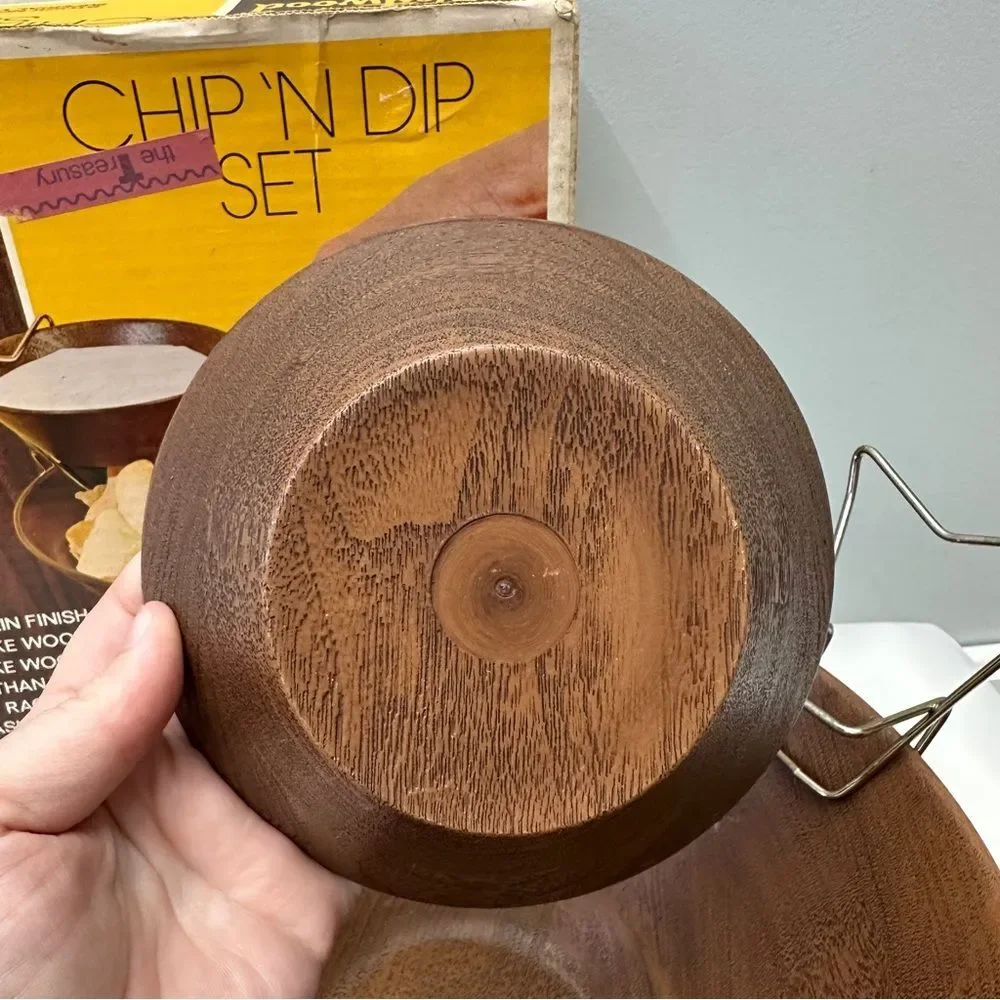 NEW rare vintage Thermo-Serv‎ Westwood chip 'n dip set. gorgeous set! MCM
